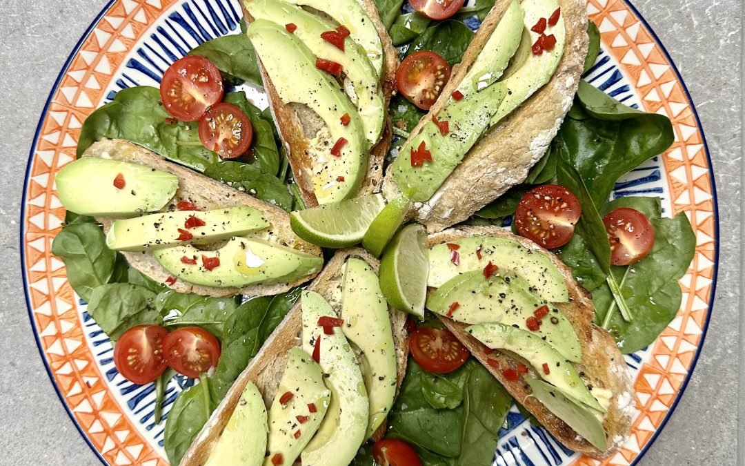 Avocado On Toasted Sourdough