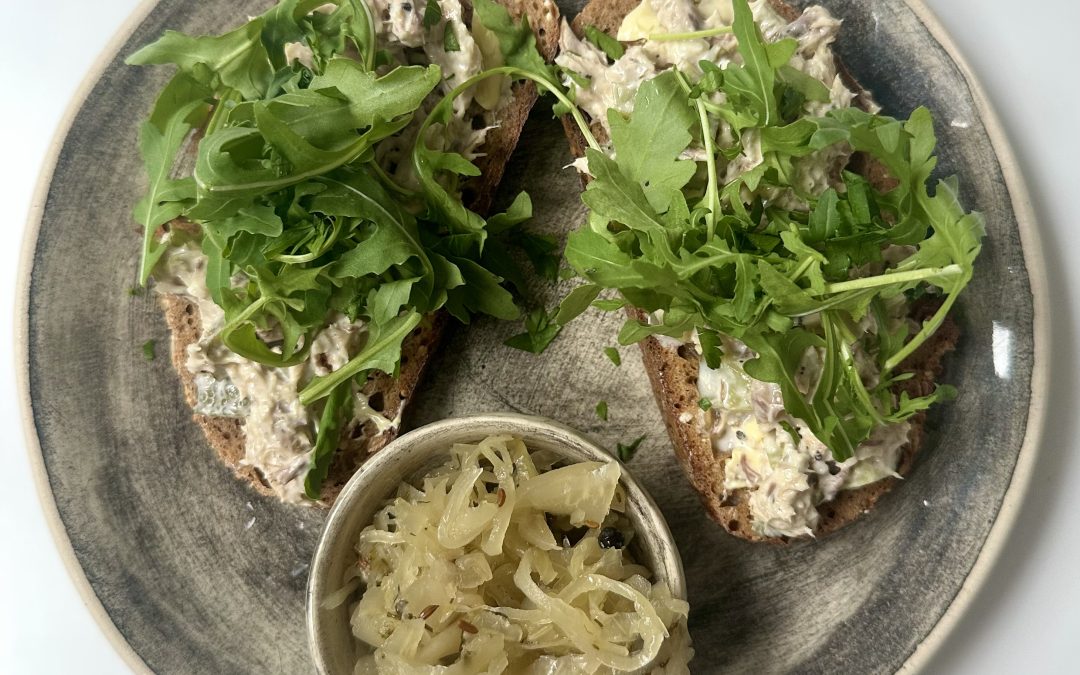 Mackerel & Pickle On Toast