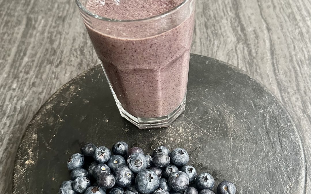 Blueberry & Black Tahini Smoothie