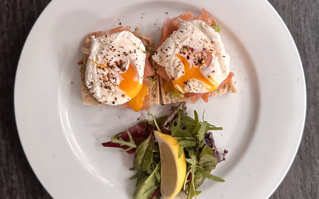 Poached Eggs, Smoked Salmon & Avocado On Toast