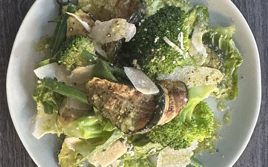 Green Veg & Parmesan Salad