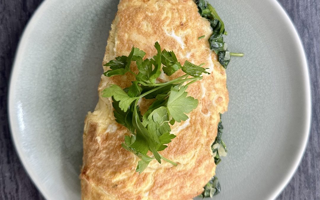 Spinach & Manchego Omelette