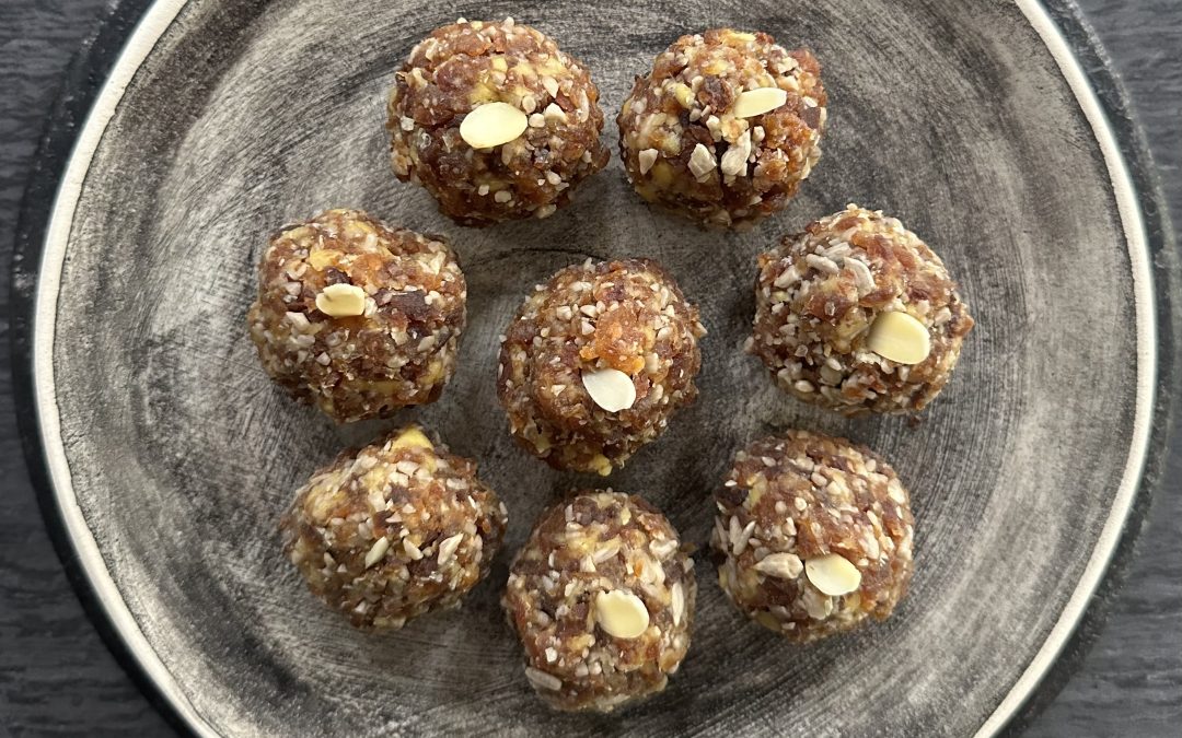 Apricot & Marzipan Energy Balls
