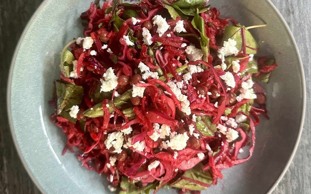 Earthy, Fresh, Sweet Carlin Pea Salad