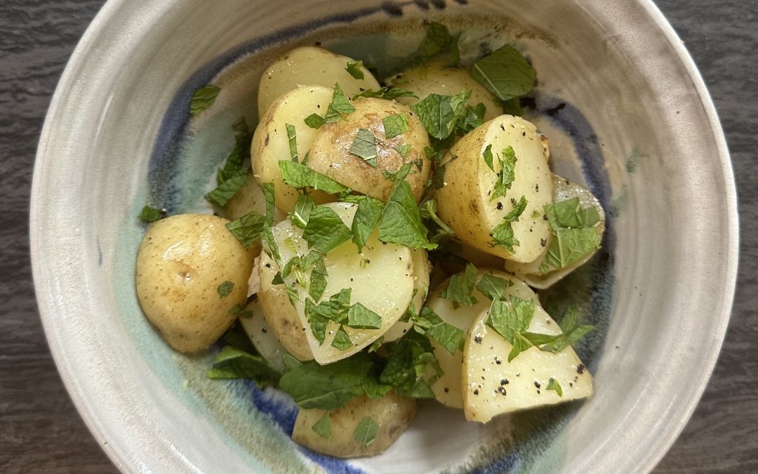 Baby Mint Potatoes