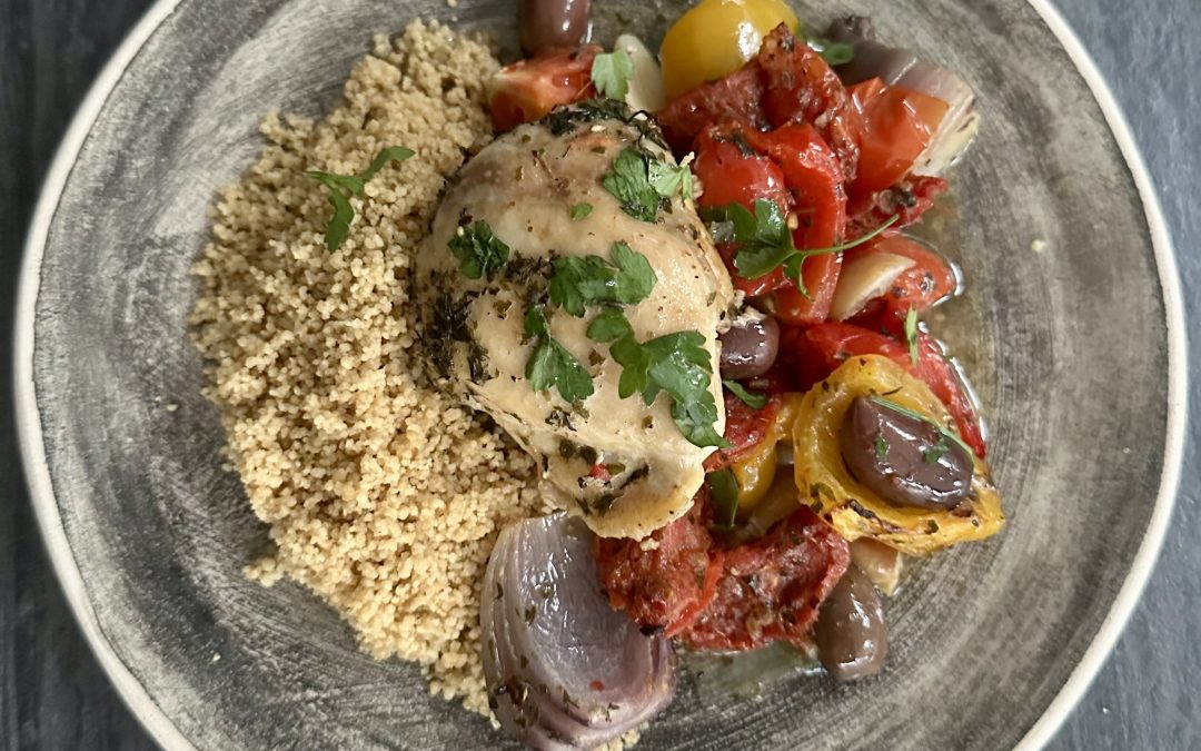 Mediterranean Chicken Tray Bake
