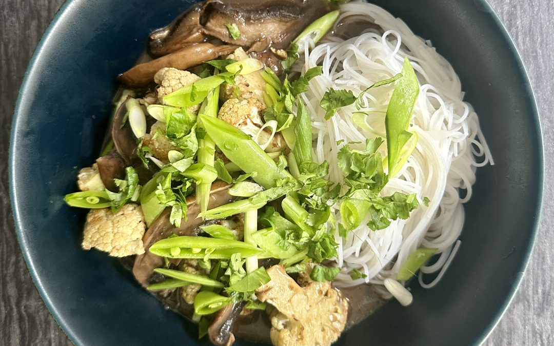 Mushroom & Cauliflower Miso Broth